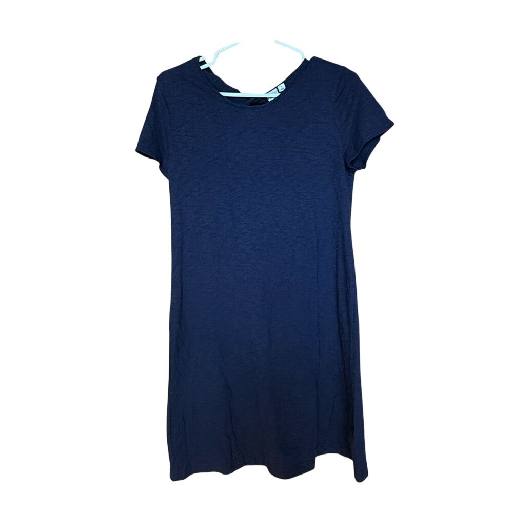Comfy‎ but Fun GAP Navy Blue Twist Back T-Shirt Dress S Summer Party